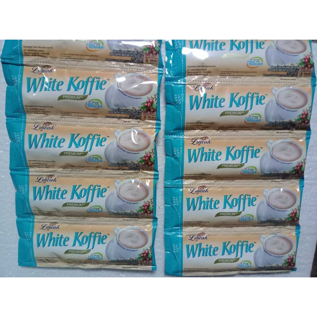 Kopi luwak white koffie less sugar (Renceng)