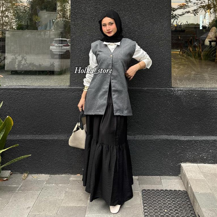 Hanni Vest rompi Polos Semi Wool