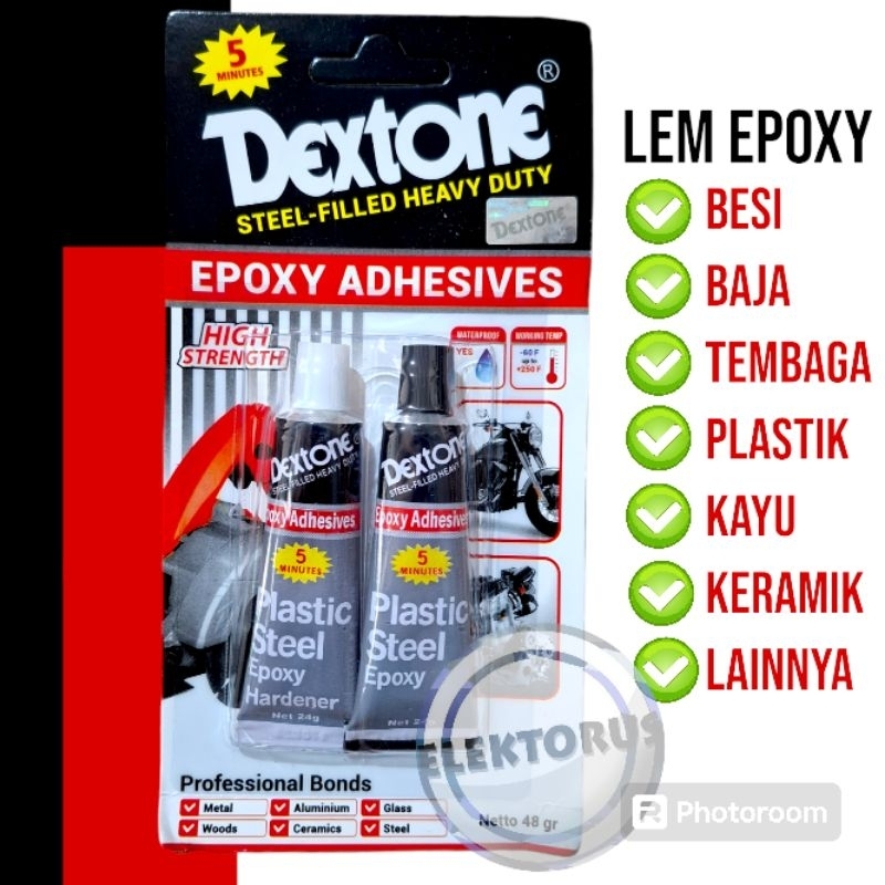 

Lem DEXTONE Plastic Steel Epoxy 5 Minutes