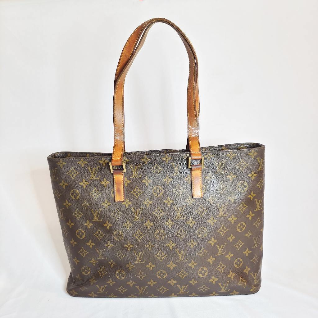 Louis Vuitton Monogram Luco Brown Vintage Tote Bag Preloved LV Tas Selempang