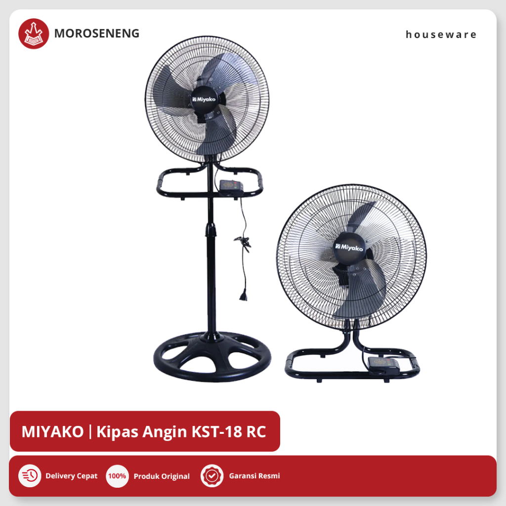 Kipas Angin Berdiri Miyako 3 in 1 KST-18 RC