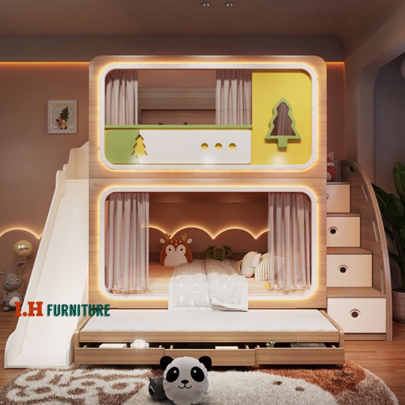 Ranjang anak tingkat lucu , Tempat tidur tingkat anak , Dipan anak tingkat , Kamar anak lucu , Tempa