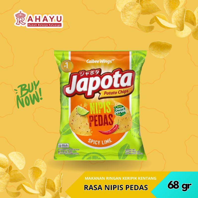 

SNACK JAPOTA RASA NIPIS PEDAS 68 GR