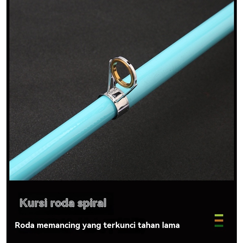 RB Joran Pancing Laut Dengan Tiang Penyangga 6 Lapisan, Joran Lempar Jauh 210CM-450CM