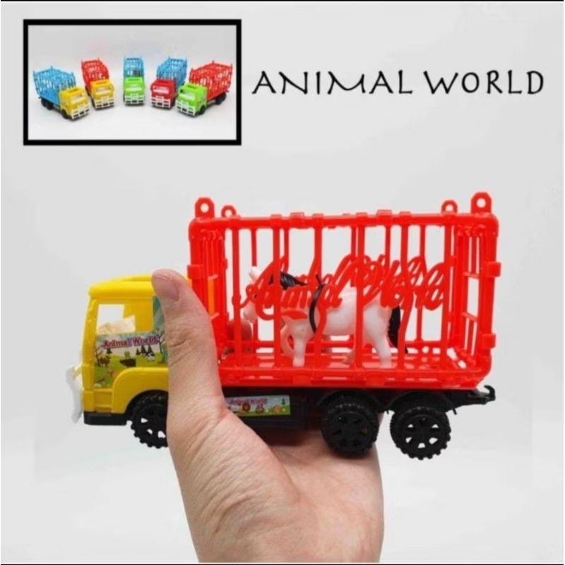 promo mainan mobil truck safari hewan /mainan mobil truk OCT6521