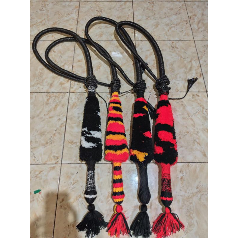 Pecut Bopo 4 Meter Cambuk Bopo Cemeti Gambuh Jaranan Cambuk Besar