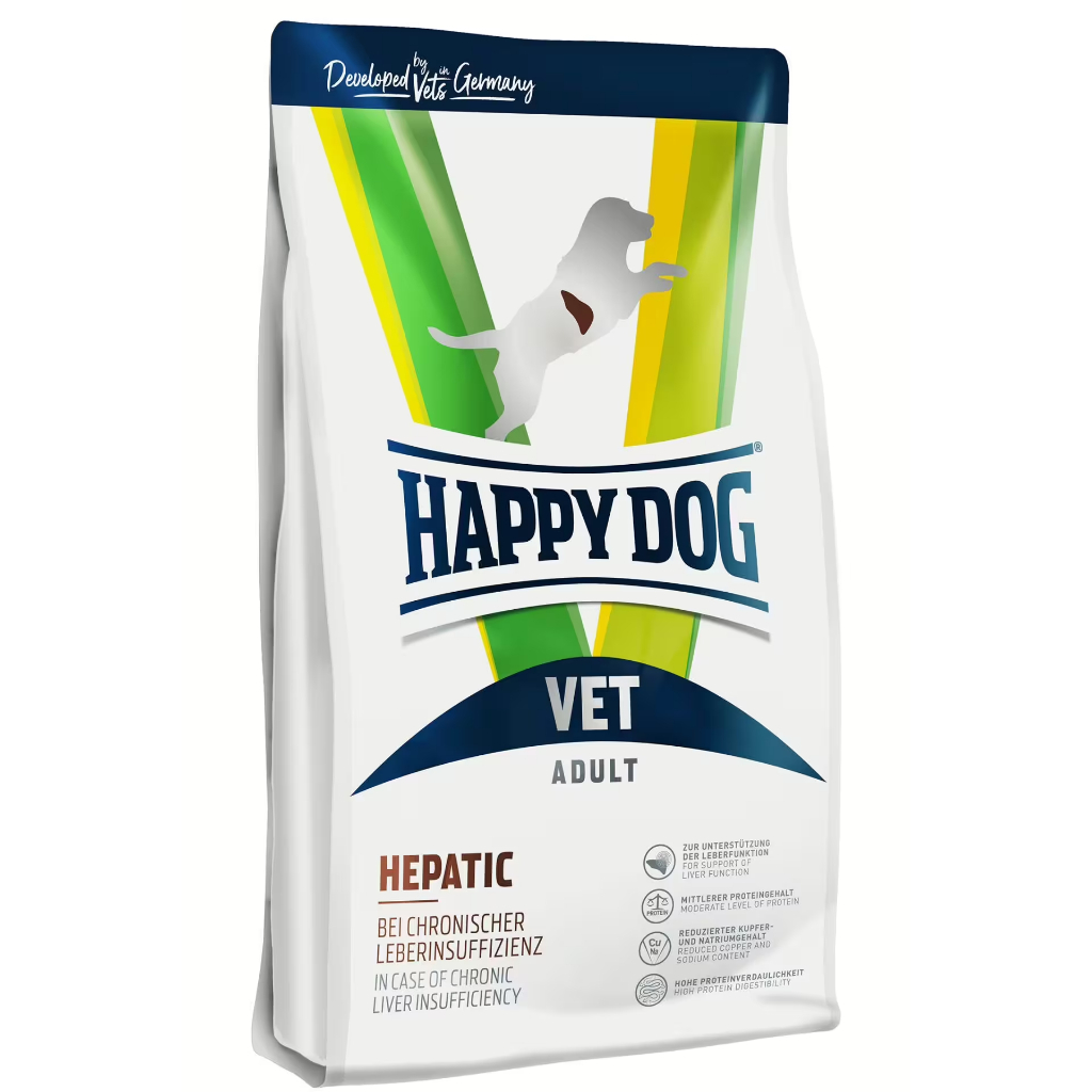 Happy Dog Vet Diet HEPATIC DOG Dry Dog Food ( Liver ) 1KG / Makanan Kering Anjing Sakit Hati 1 KG