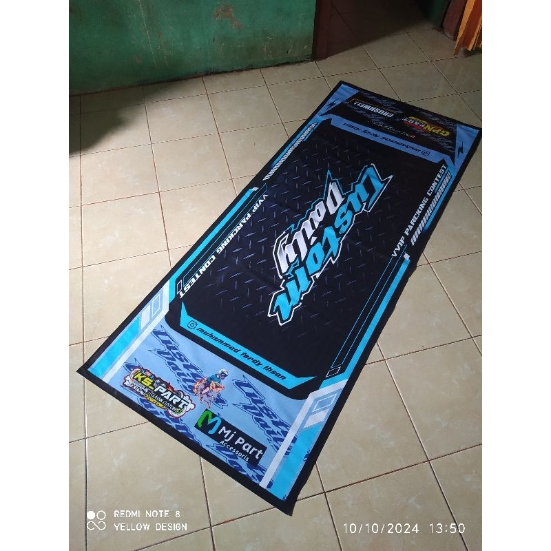 BANNER KARPET ALAS MOTOR KONTES CUSTOM