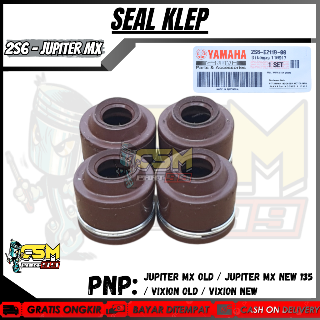 SEAL KLEP SET YAMAHA JUPITER MX / VIXION NEW / JUPITER MX NEW / VIXION LAMA