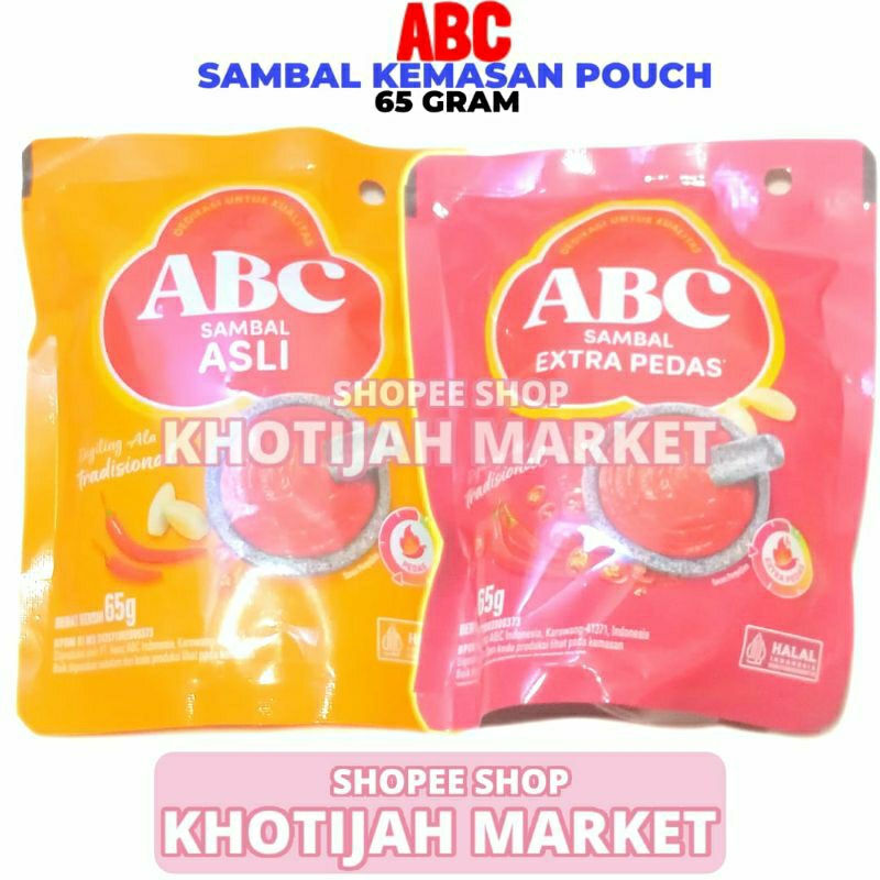 

Sambal ABC Kemasan Pouch 65 ML