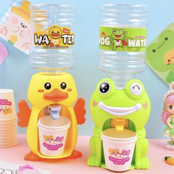 MH - Dispenser Mini Galon Portable Karakter Dispenser Air Minum Mainan Anak
