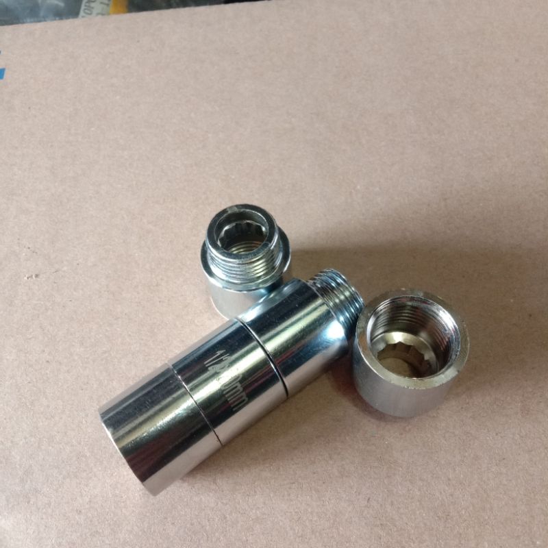 Double Nepel Double Nipple Sambung Nepel Drat Luar Dalam 1/2 Inch