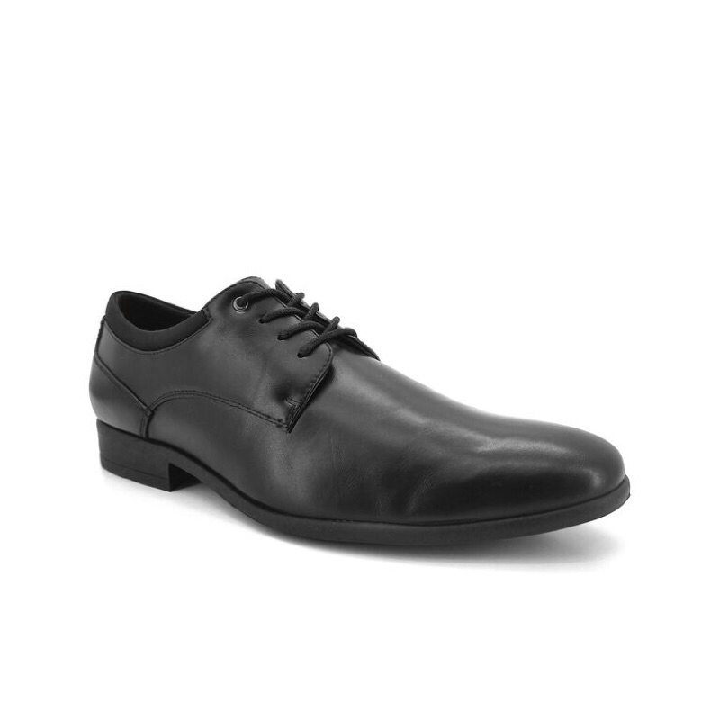 BATA SEPATU MEN DRESS FORMAL PANTOFEL PRIA MODEL TALI FULL HITAM 821-6211