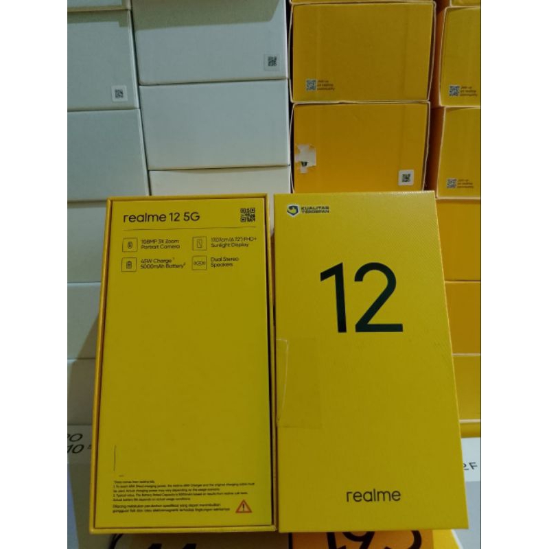 dus box hp realme 12 original copotan