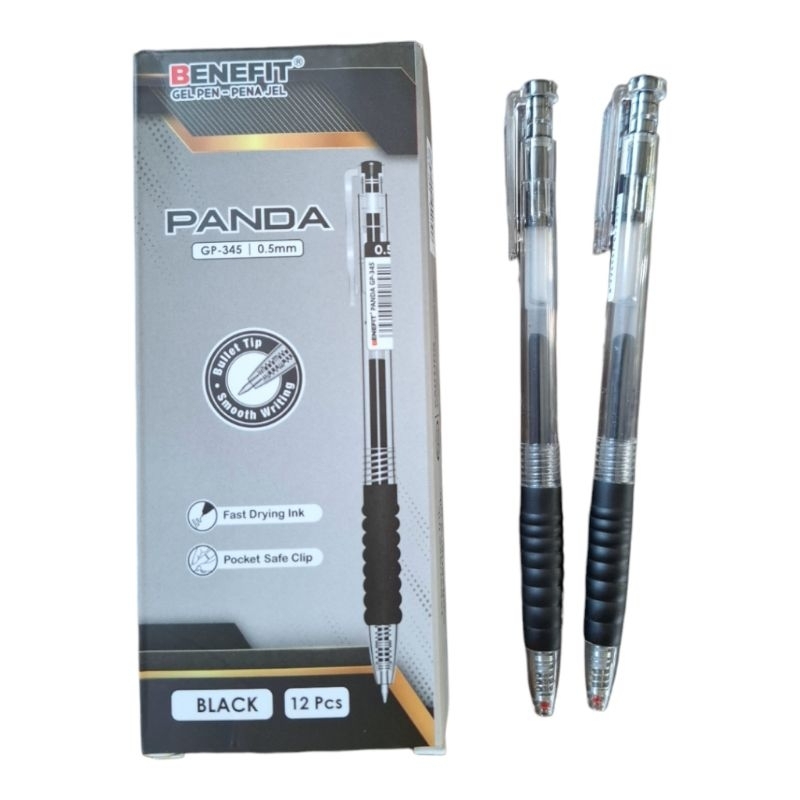 

BENEFIT pena gelpen pulpen panda 12 pcs GP-365