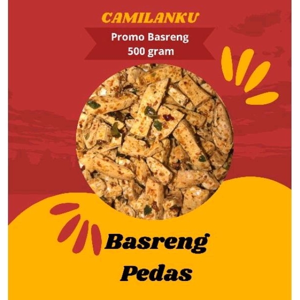 

BASRENG 500 GRAM MURAH/ BASRENG PEDAS DAUN JERUK