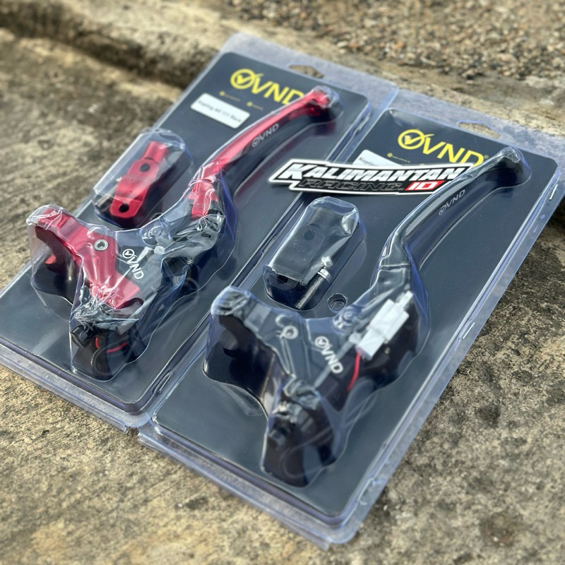 HANDLE REM/KOPLING VND AK 111 BLACK & RED UNIVERSAL