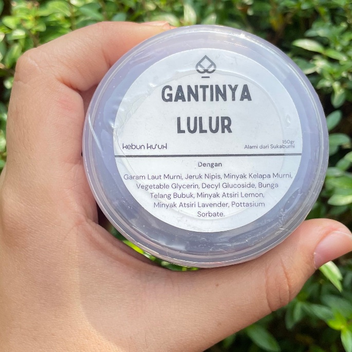 Kebun Kuuk  Gantinya Lulur  Natural Body Scrub KODE U4Z6