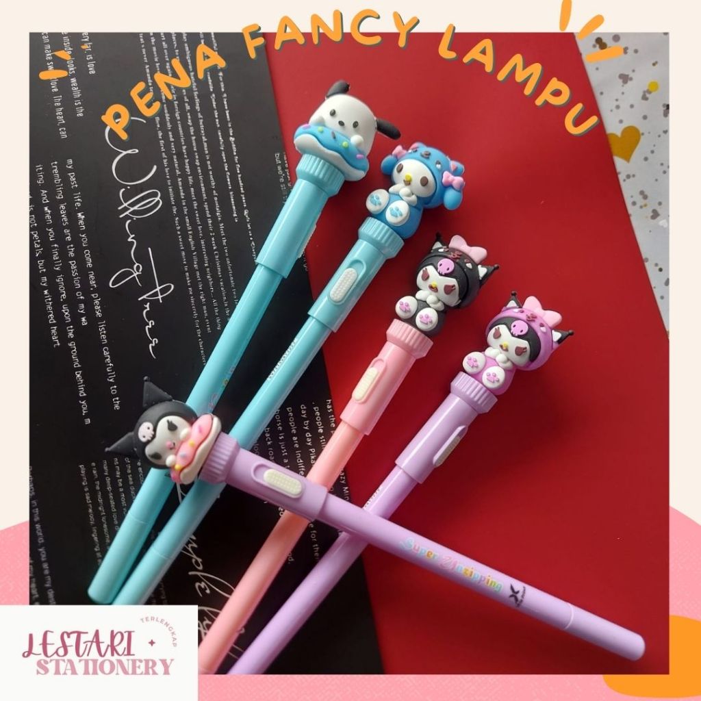 

Pena Fancy Karakter Lampu | Pena unik | Pena Lampu| pena putar | Lestari Stationery