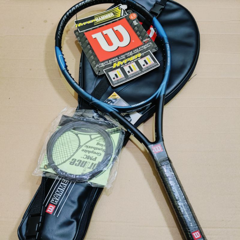 RAKET TENIS WILSON HYPER HAMMER 4.0 BLUE SIAP PAKAI