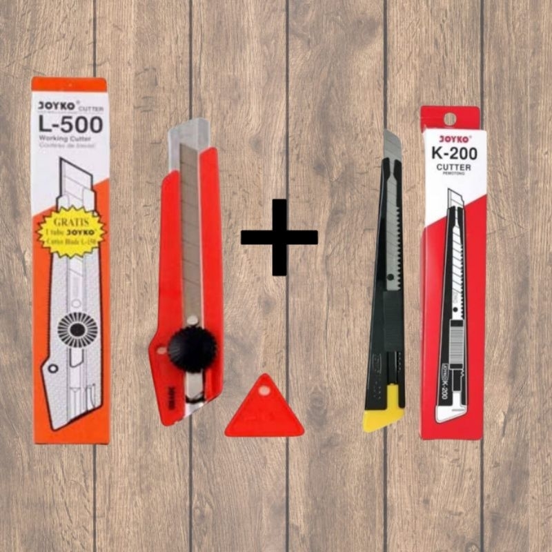 

Cutter Joyko ukuran Besar (L-500) + ukuran Kecil ( K-200)