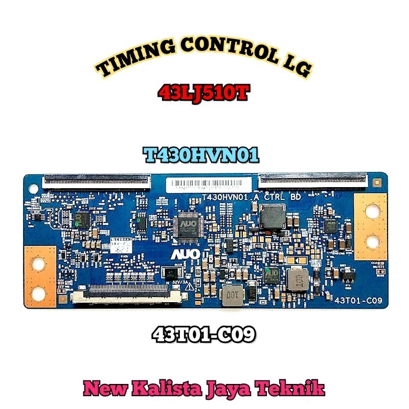 TCON TV LG 43LJ510T ORIGINAL T430HVN01 TCON LG 43LJ510 TIKON 43LJ510 TICON 43LJ5100 TCON 43LJ510 LOG