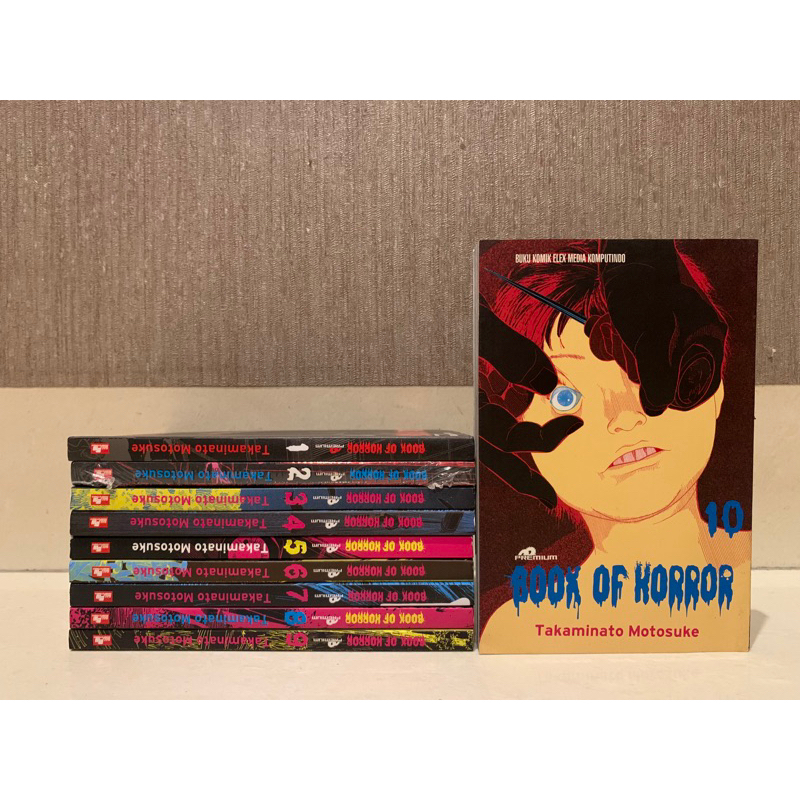 Komik Manga Set Book of Horror 1-10