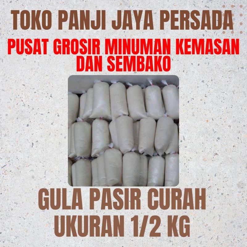 

GULA PASIR TEBU NUSAKITA KILOAN UKURAN 1/2 KG