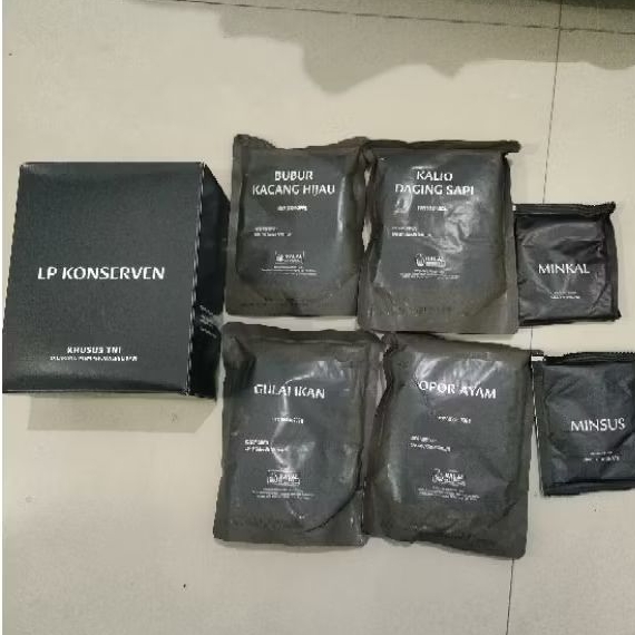 

Ransum TNI Lauk Pauk LP Konserven MARET 2025