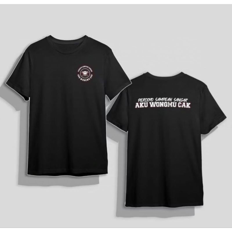 KAOS DISTRO PERCOYO SAMPEAN SANGAR AKU WONGMU CAK-BAHAN KATUN