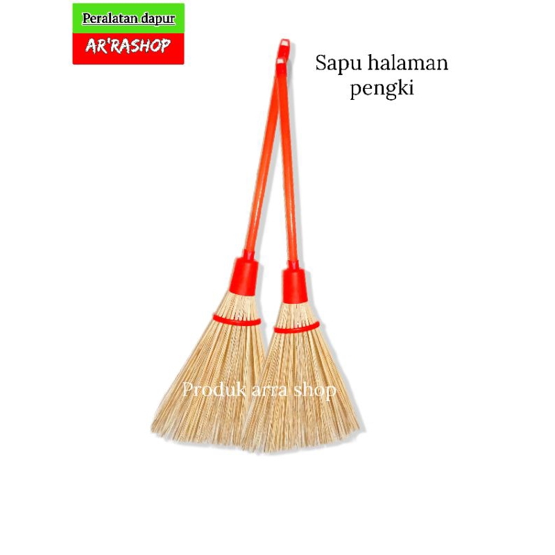 sapu lidi taman/sapu pengki sapu lidi putih premium