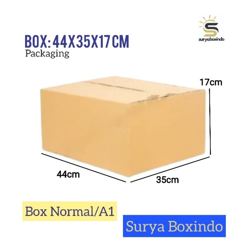 

Box 44x35x17 cm { T 17}/Kardus/Box Normal/Amdk/Packaging/Kemasanbox/tinggi17/Hampers