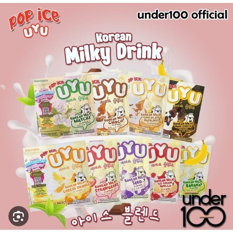 

pop ice uyu minuman khas korea 1 renceng isi 10 pcs
