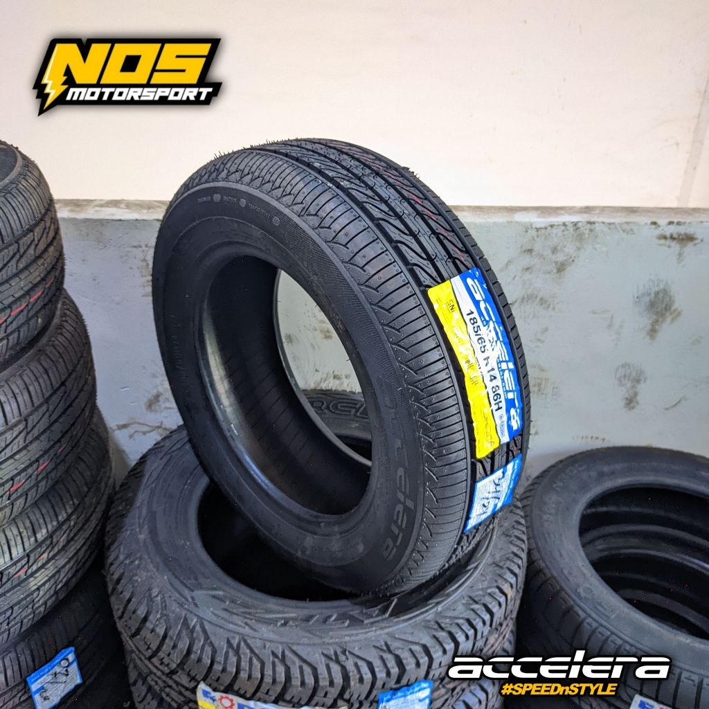 BAN MOBIL BRIO AGYA SIGRA 185 65 R14 ACCELERA ECO PLUSH BAN TUBLES RING 14 185/65