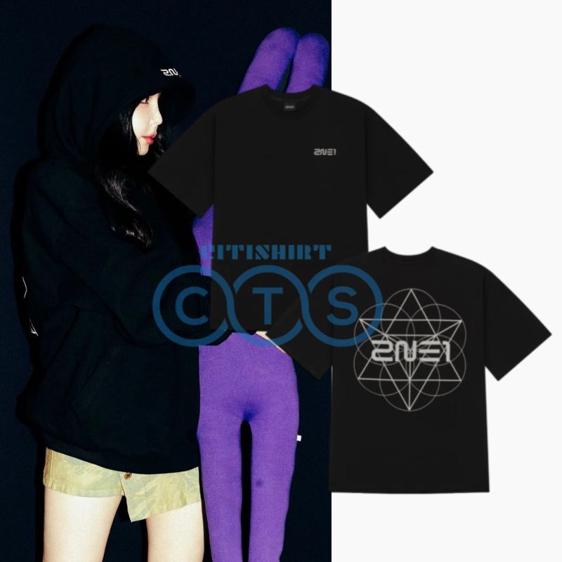KAOS LOGO 2NE1 CRUSH BAJU KPOP FANS IDOL BLACKJACK WELCOME BACK CONCERT TOUR 2024 NOBAR COUPLE TWINN