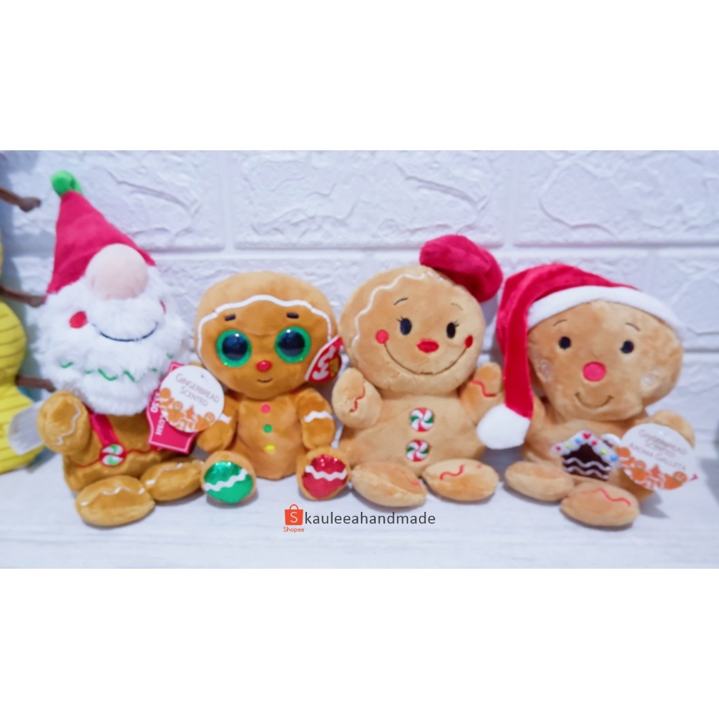 Boneka Kue Jahe Gingerbread Santa Christmas natal