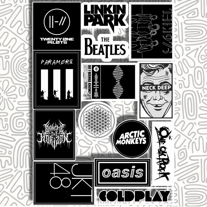 

Sticker BAND Paramore || stiker hp band