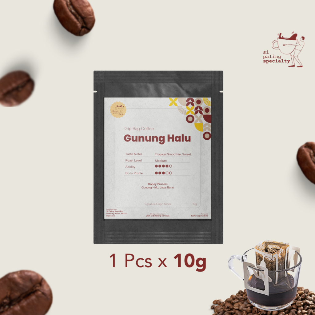 

Kopi Arabika Gunung Halu Drip Bag Coffee - 1 Pcs