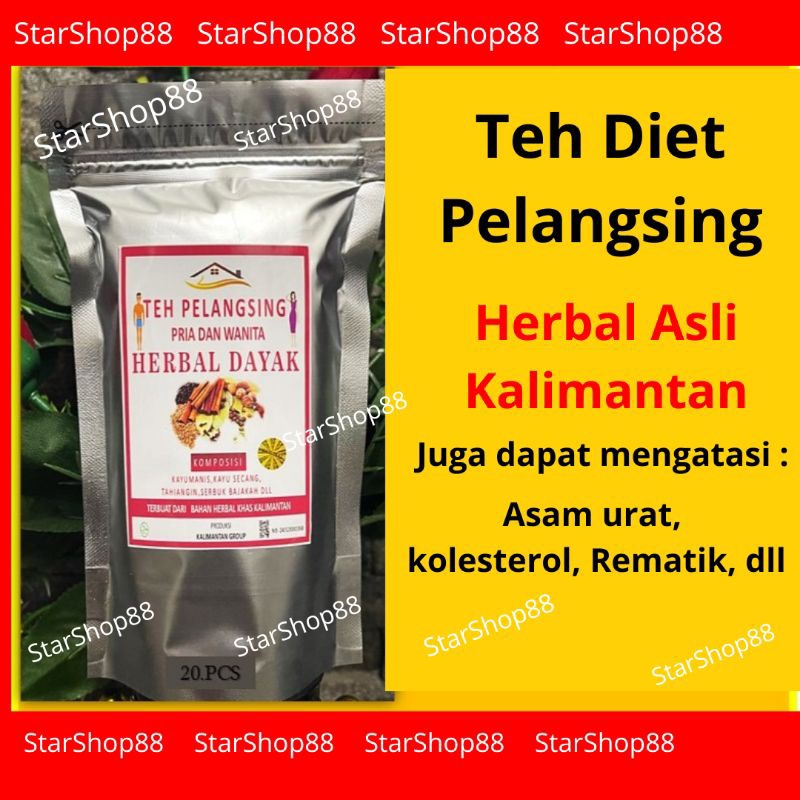 

Teh Diet Pelangsing Asli Kalimantan