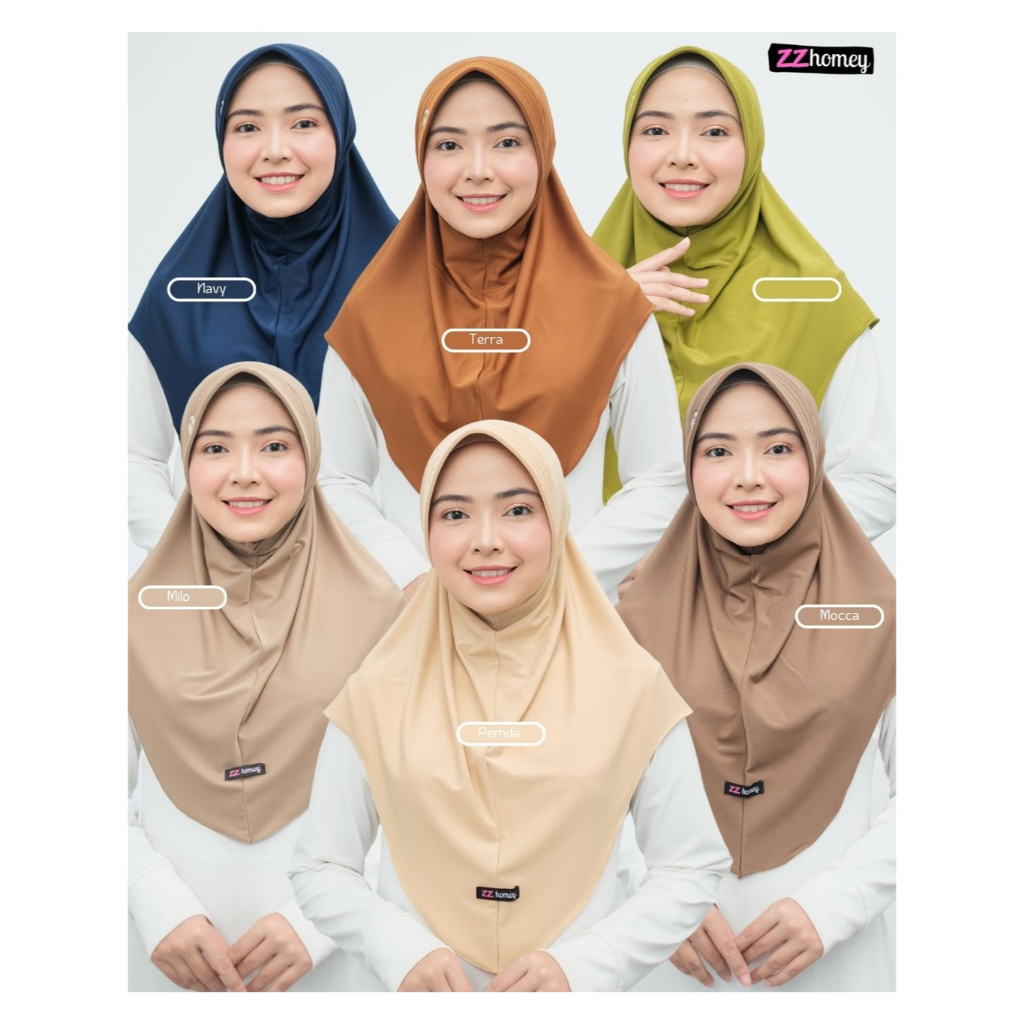 jilbab bergo sporty pendek