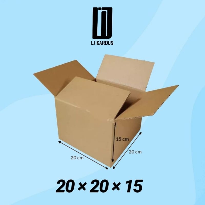 

kardus packing baru ukuran 20×20×15