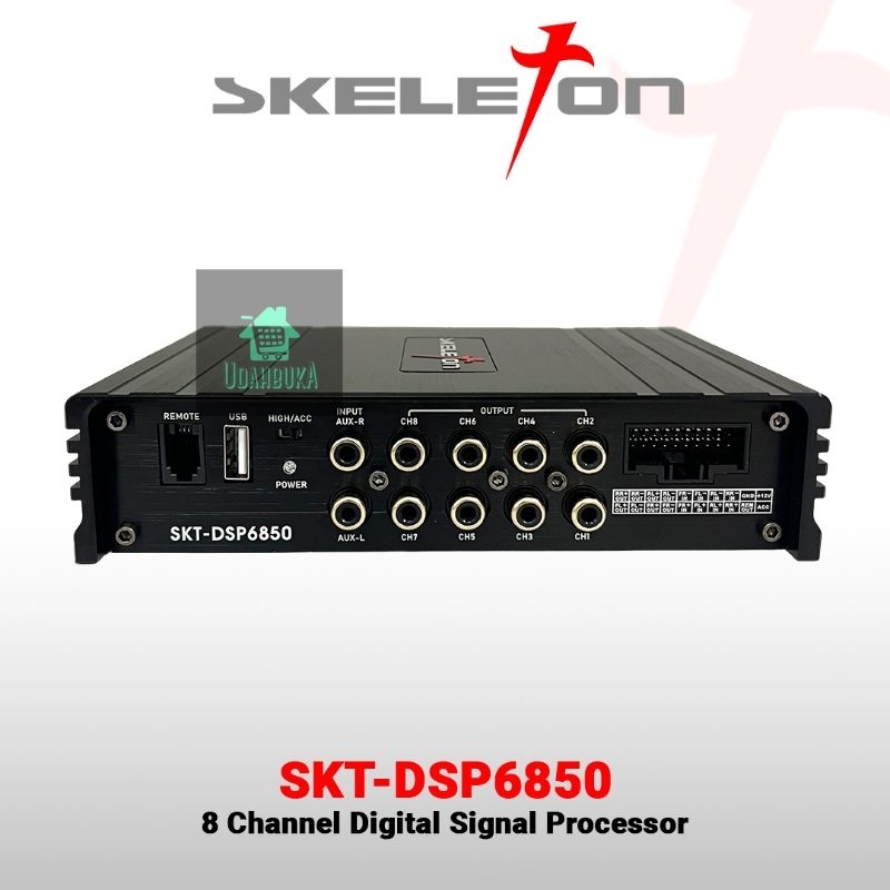 DSP - Digital Signal Processor 8 Channel - Built In Amplifier - Skeleton - SKT DSP6850