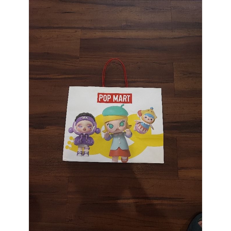 

paper bag, pop mart