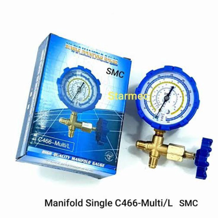 Kualitas Bagus  manifold single 5 psi alat service ac mobil kulkas sendiri isi freon