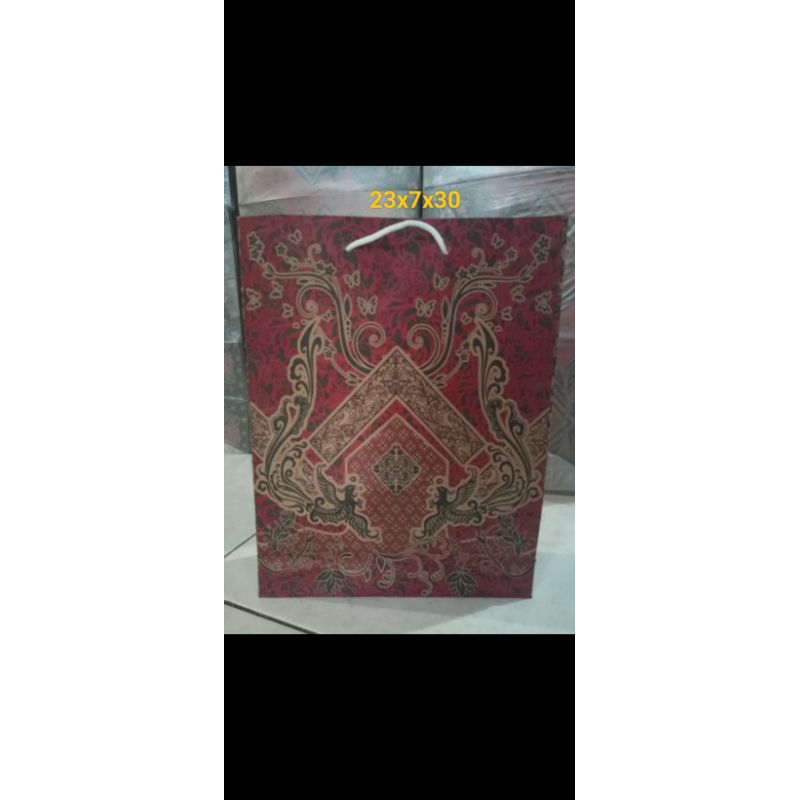 

paperbag jumbo tali ukuran 23x7x30