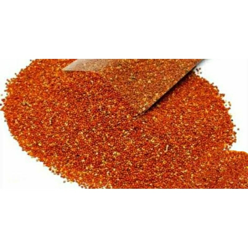 MILET Merah BERSIH Biji MILET Pakan Burung Fich