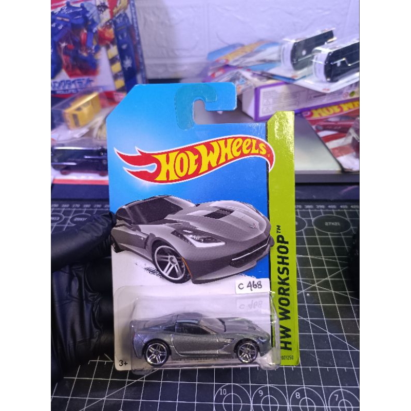 hot wheels - corvette old card