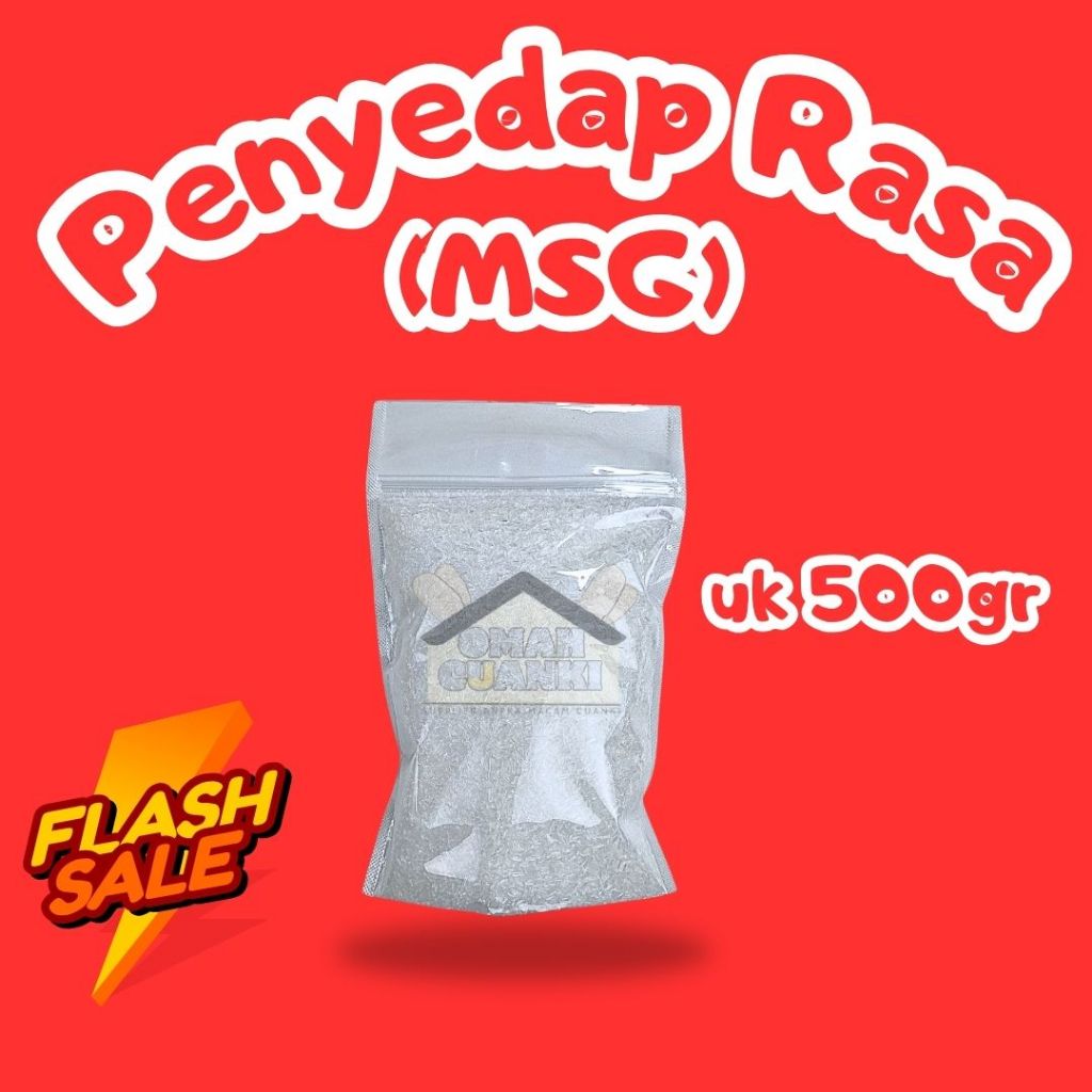

Penyedap Rasa Mecin (MSG) 500Gram