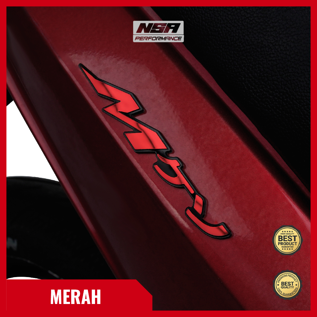 EMBLEM MIO TIMBUL 3D LOGO MIO JAPAN EMBLEM MIO TIMBUL LOGO MIO SPORTY STIKER STRIPING MIO J