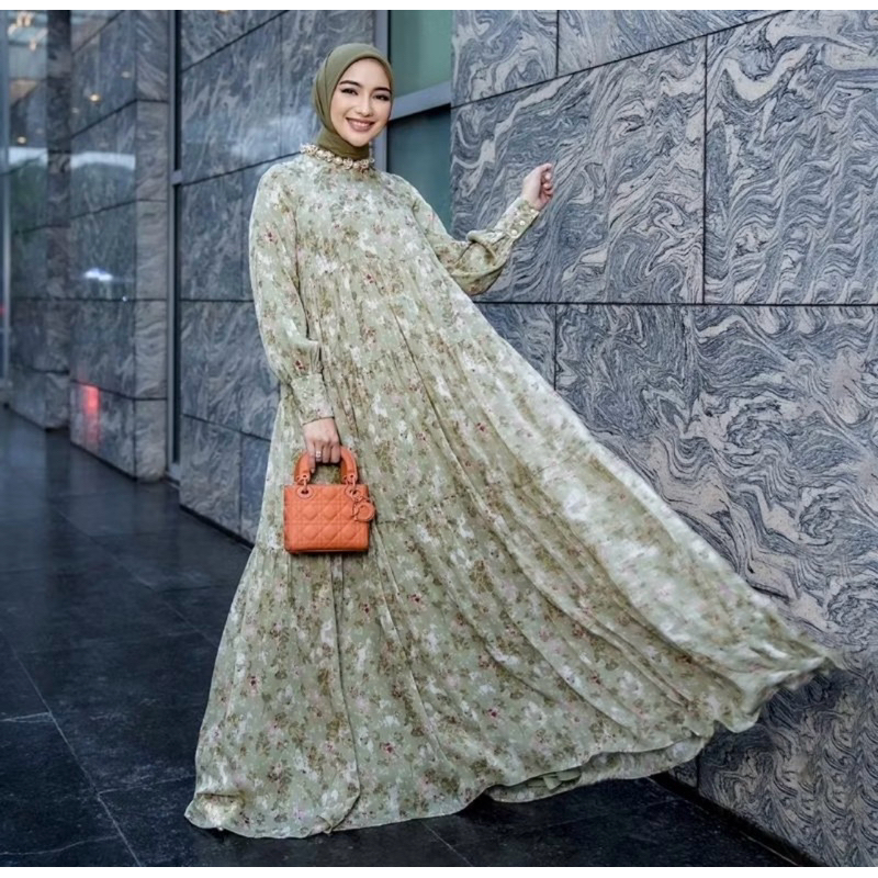 MANDJHA FLORAL CHIC DRESS by Ivan Gunawan/Gamis Premium by Ivan Gunawan